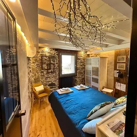 Romantic Stone With Amazing View Of And Oleandra Holiday home *