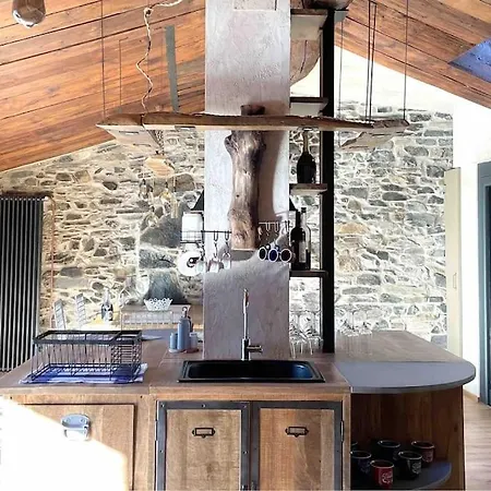 Romantic Stone With Amazing View Of And Oleandra Holiday home *